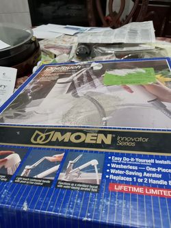 NEW MOEN ONE HANDLED KITCHEN FAUCET