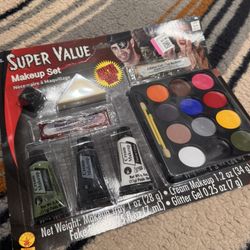 👻 All-in-One Halloween Makeup Kit – Face Paint, Fake Blood & More