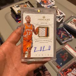 2012-13 Panini Immaculate /100 Kendall Marshall Ap-km Rpa Rookie Patch