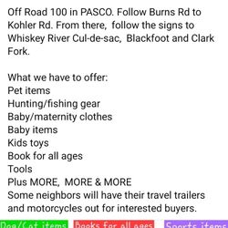 $4.00 A Bag Everything Must Go. 
