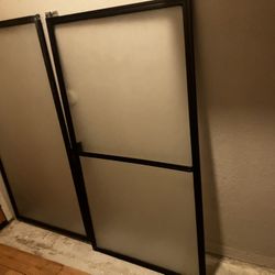 Standard Frosted Shower Doors As Is 