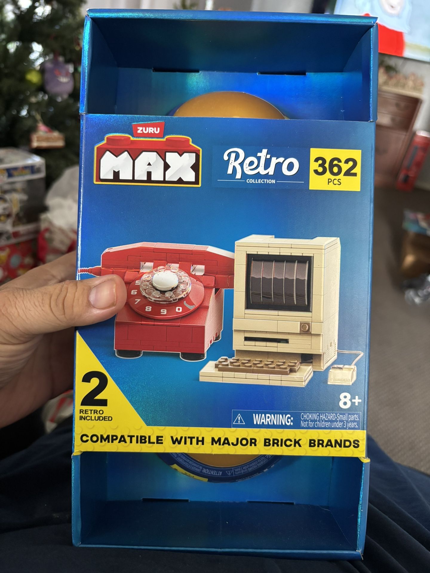 ZURU MAX Retro Collection Building Set 362 Pcs Rotary Phone & Computer 8+ Bricks