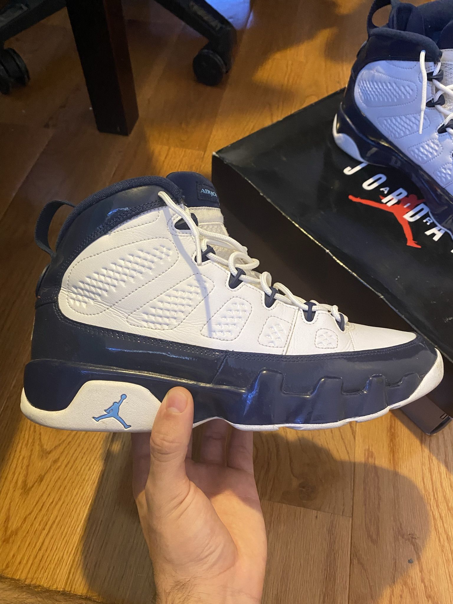 Air Jordan 9 Retro UNC 2019 Size 11