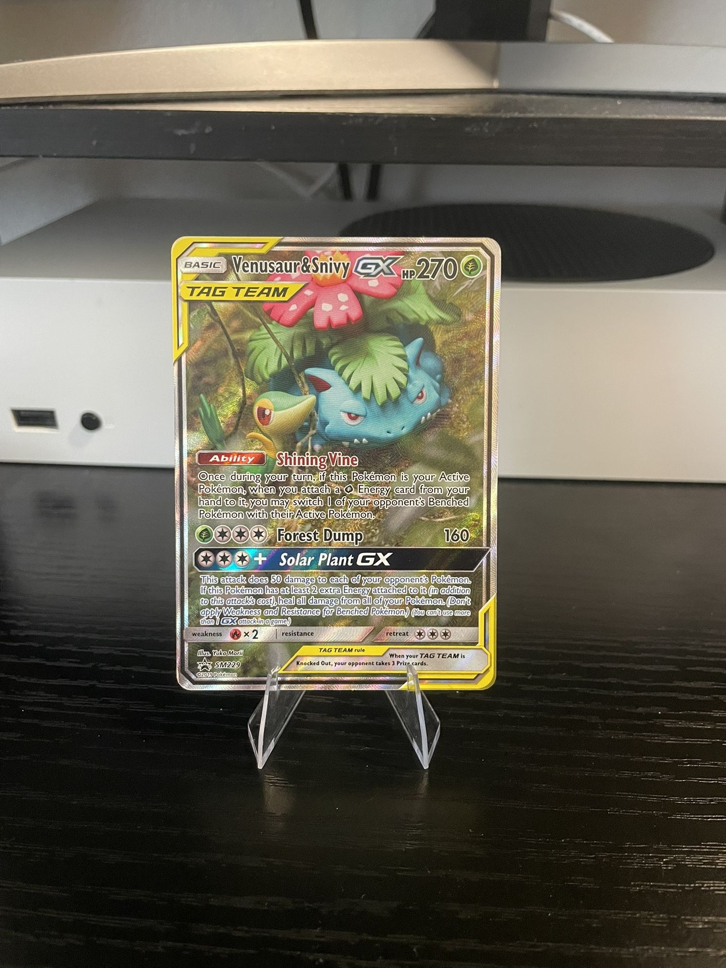 Venusaur & Snivy Gx #SM229 SM Promos
