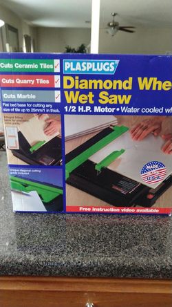 Plasplugs Wet saw tile
