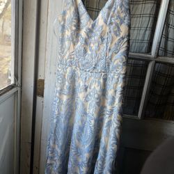 Prom dress blue