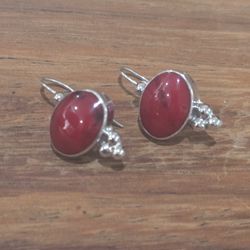 Silver 925 Earrings Gasper Stone