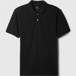NWT Black GAP Stretch Polo Shirt Size XL
