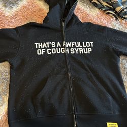 Awful lot of cough syrup zip up