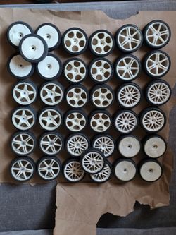 RC Car 12mm 1/10 scale wheels tires