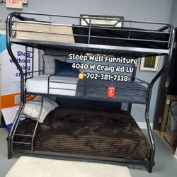 Twin Full Triple Bunk Bed Mattresses 👉Furniture Queen Bedrooms, Sectionals Avail 