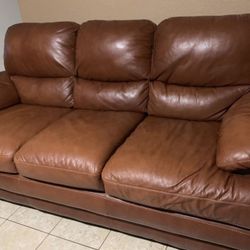 Leather Sofa 