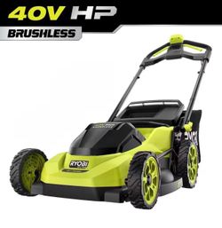 Brand — RYOBI 40V HP Brushless 20 In. Cordless Battery Walk Behind Push Lawn Mower (Tool Only)