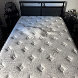 Full Bed with Bed Frame (lightly used)