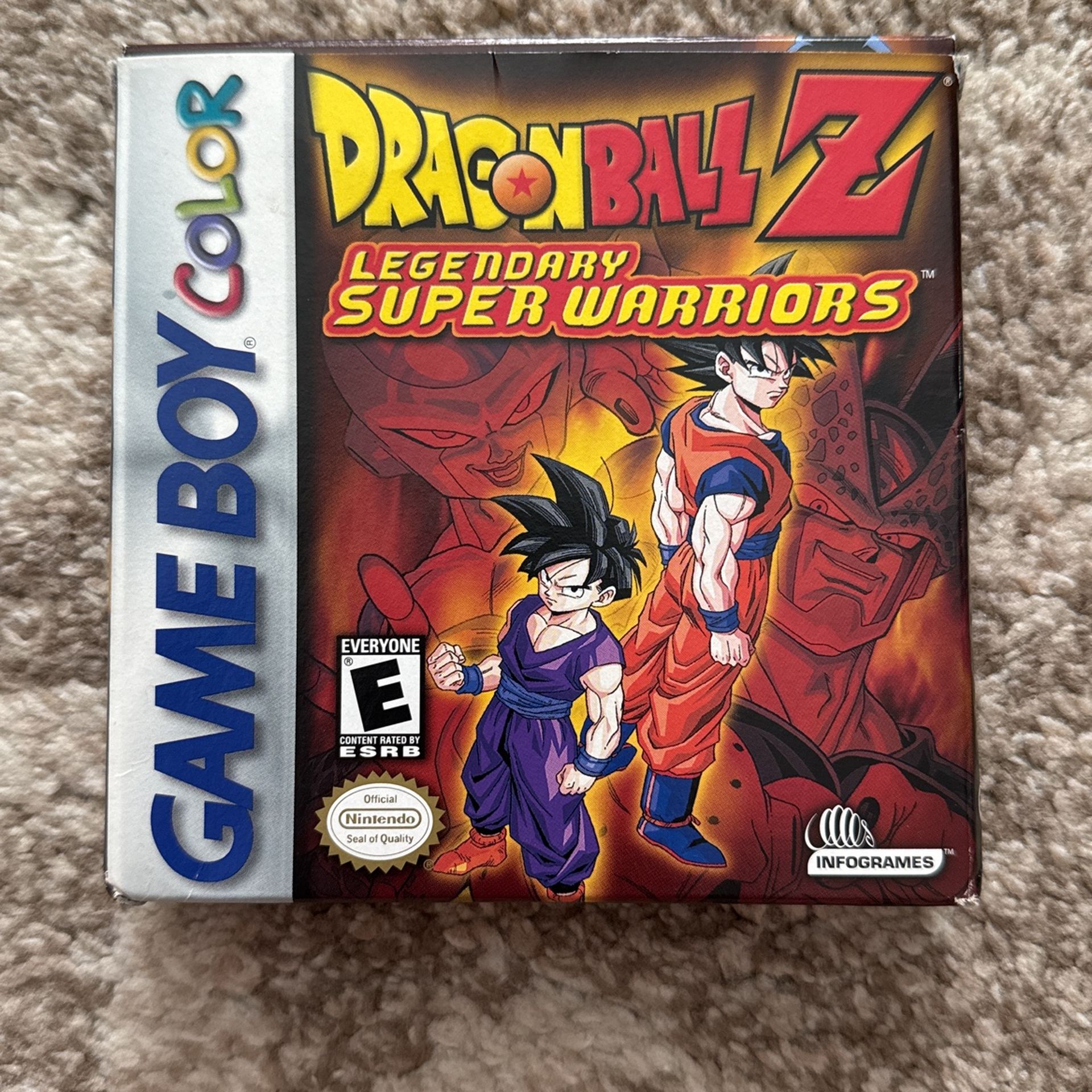 Dragon Ball Z Legendary Super Warriors For Gameboy Color