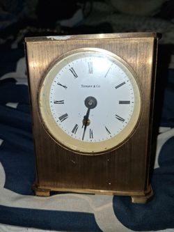 TIFFANY Quartz  VINTAGE  CLOCK 20th CENTURY CLOCK