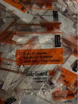 Biohazard Specimen Bags