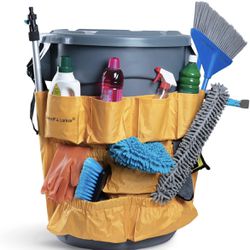 Janitorial Caddy Bag For Commercial Trash Cans 