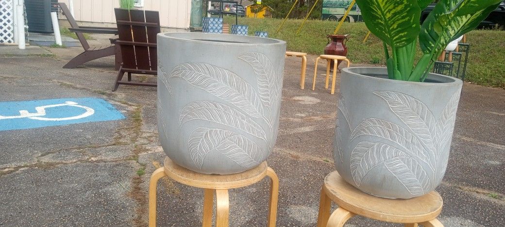 New Fiber Clay Garden Planter's High Quality Masterpiece Very Detailed