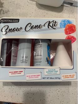 snow cone kit 🍧