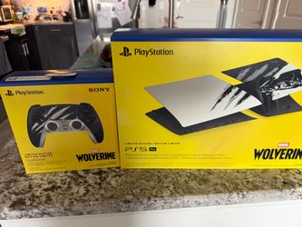 Wolverine PS5 pro plates and dualsense limited edition