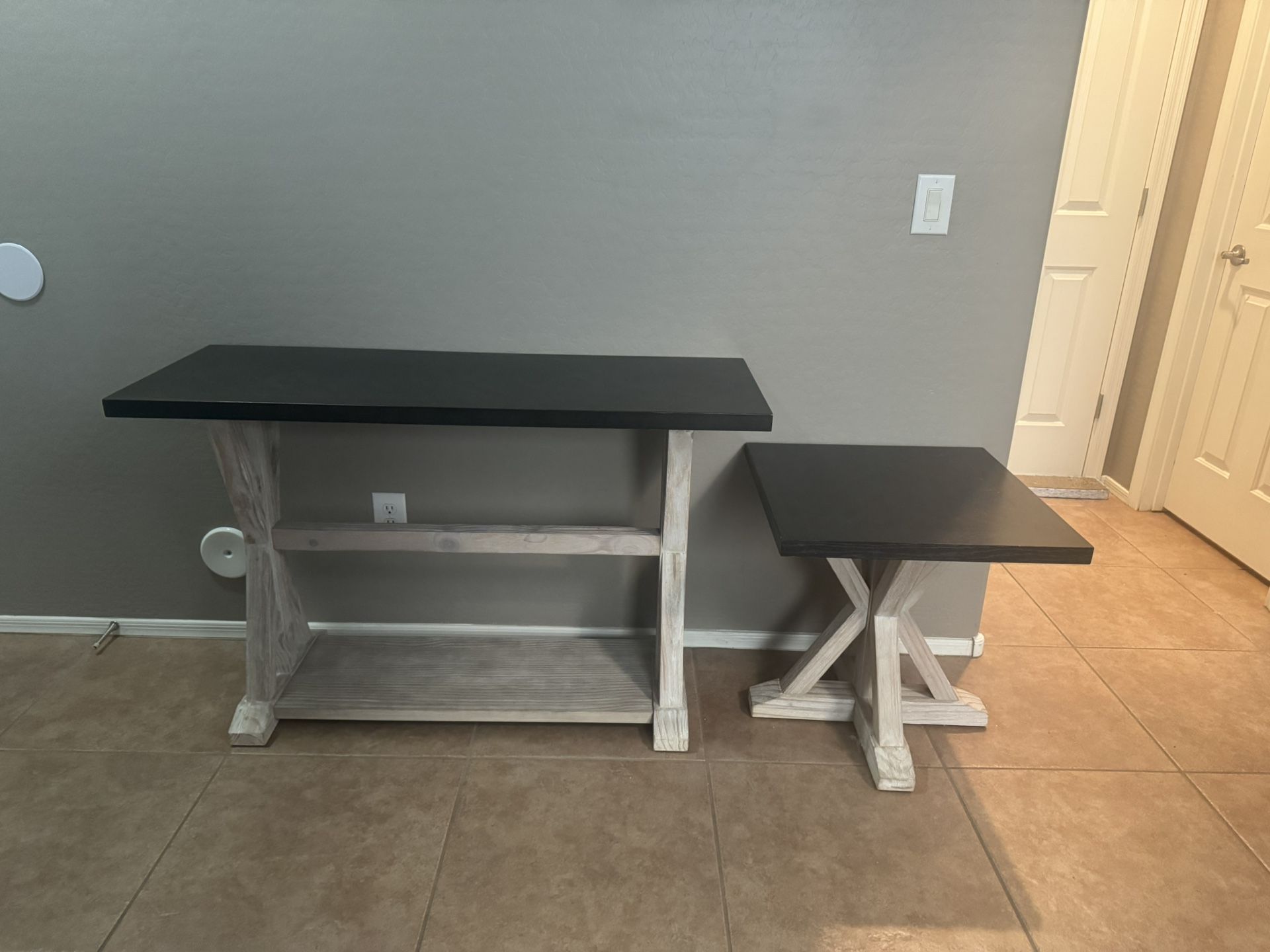 Sofa table and End Table 