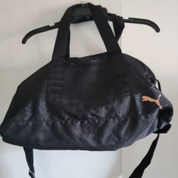 Puma Black & Rose Gold Accents Duffel Bag