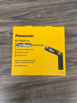 Panasonic EY6220NQ cordless drill with charger NIB