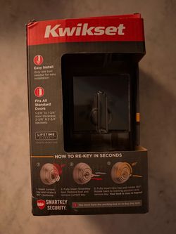 Kwikset SmartKey Security Deadbolt Lock