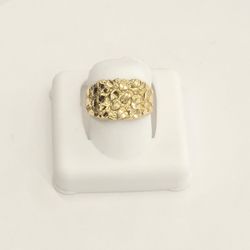 10kt Real Gold Nugget Ring 
