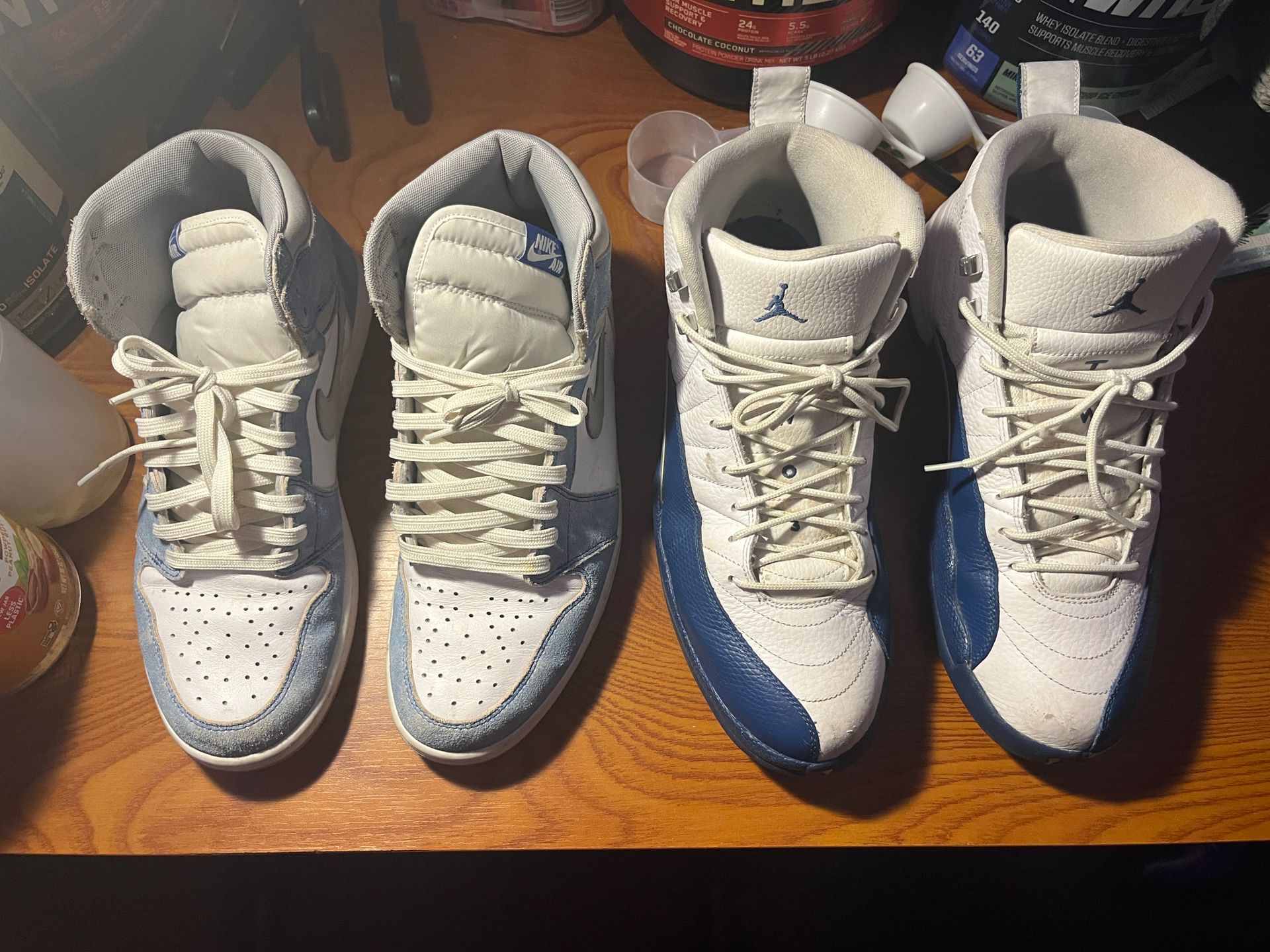 jordan 1 hyper royal , jordan 12 french blue