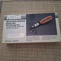Allied Reversible Ratchet Driver Set With Storage Box