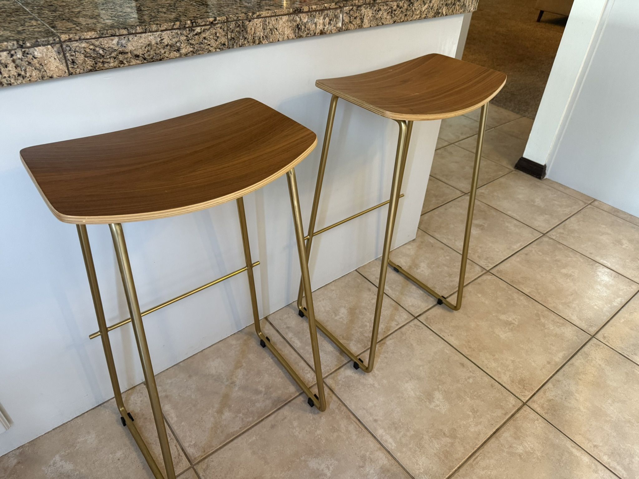 Mid Century Bar Stools (2) $25 each