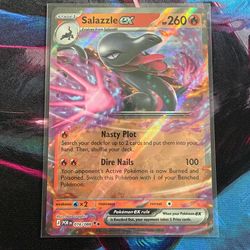 Pokemon 2026 Perfect Order Salazzle EX #016/088 Double Rare NM