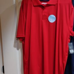 3 New Men's Polo Shirts 3XL
