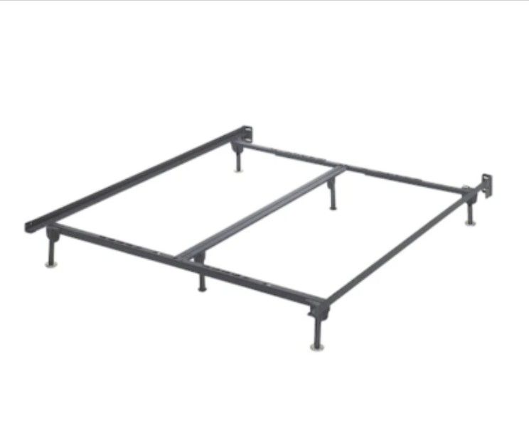Full-Twin bed frame. Sturdy.