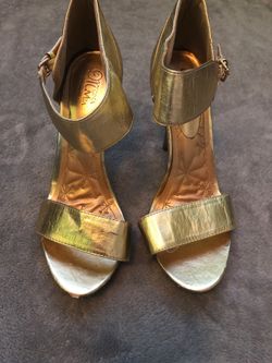 Gold heels
