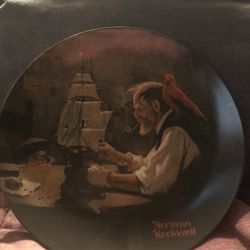 2 Norman Rockwell Plates