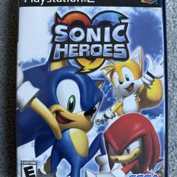 ***NO TRADES!!!*** Sonic Heroes (PlayStation 2) ***flawless disk***