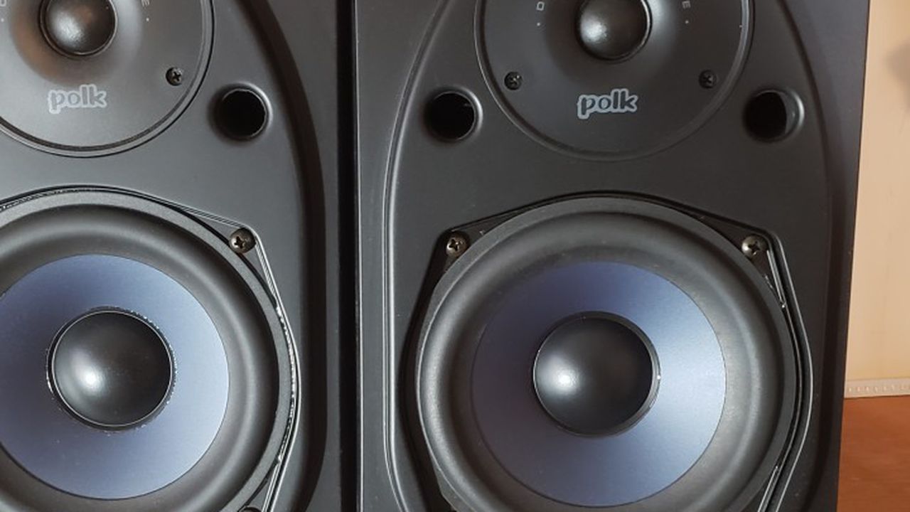 Polk Audio rt15i 6.5" stereo passive bookshelf studio monitors speakers