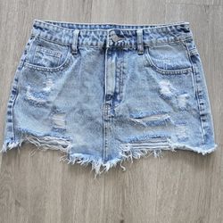 Denim skirt