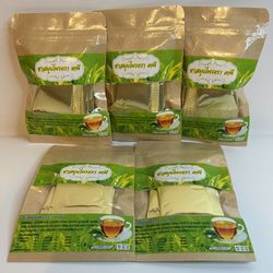 5 Pack Of Tepee Tea Thai Herbal Tea -25 Small Tea Bags