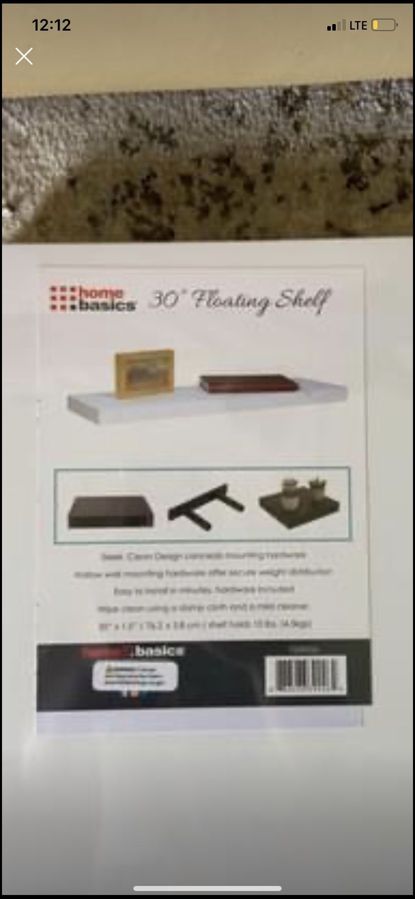 Brand New 30” Long Floating Shelf