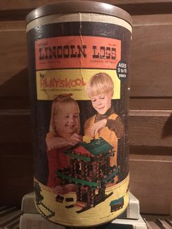 Vintage Playskool Lincoln Logs no.893
