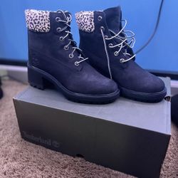 KINSLEY BLK WITH LEOPARD BRAND NEW Size 7