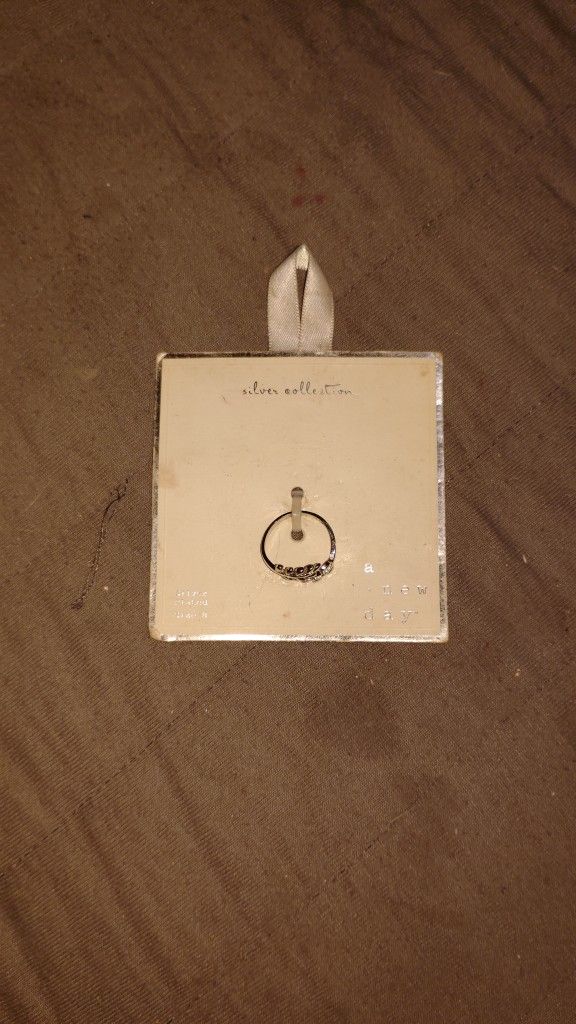 Stemming Silver Ring Brand New