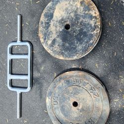 100 Lbs Total. 50lbs X 2