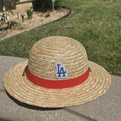 Dodgers x One Piece Straw Hat