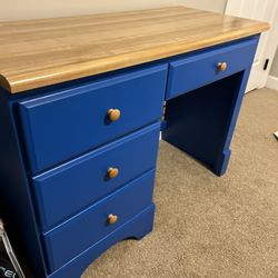 Solid Wood Desk w/ Chair