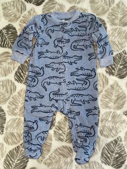 Simple Joy 0-3 Months Baby Boy Warm Pj